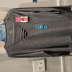 NWT Free2B Macrame L/S Long sleeve Top Women's sz XL